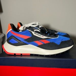 Reebok Classic Legacy AZ Unisex Running Shoe - Size 8.5 Blue/Red/Black